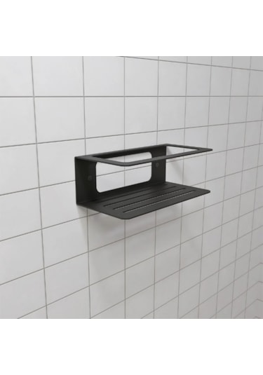 Hvngroup Metal Banyo Şampuanlık Askısı, Duş Rafı Siyah