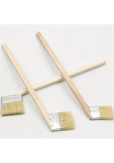 Willowhaven Ahşap Saplı Plastik Fiber Fırça 38 Cm Uzun Esnek Dayanıklı Dekoratif Boyama