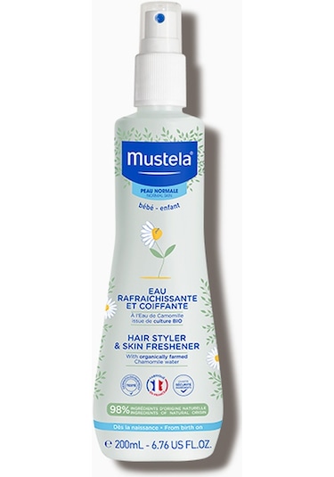 Mustela Tazeleyici ve Şekillendirici Bebek Saç ve Vücut Spreyi 200 ML