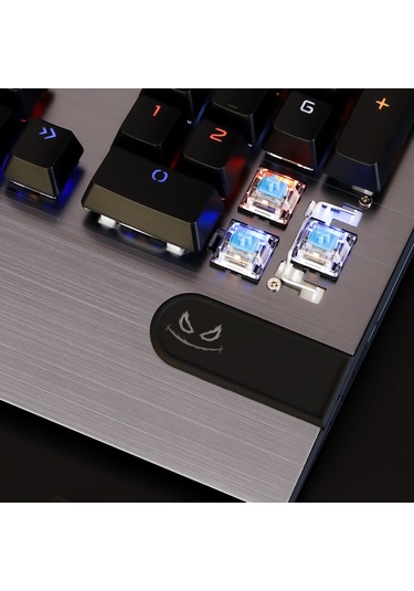 Rush Commando RK848 Mavi Switch Rainbow Mekanik Gaming Oyuncu Klavye