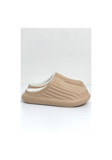 Modafrato Flora Kapalı Içi Yünlü Unisex Ev Terliği Kışlık Terlik