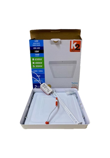 Kendal Kdl43222wgnısk 18w Günışığı Sıva Üstü Kare Led Panel