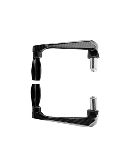 Yaozixa Motor Bisiklet Elektrikli Araçlar İçin 22mm 7/8" Cnc Aluminyum Korumalı Anti-çarpma Gövde Koruması Siyah