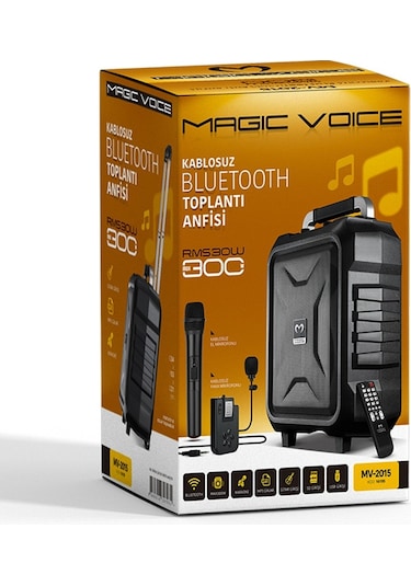 Magicvoice MV-2015 El+Yaka Mikrofonlu Bluetooth Hoparlör