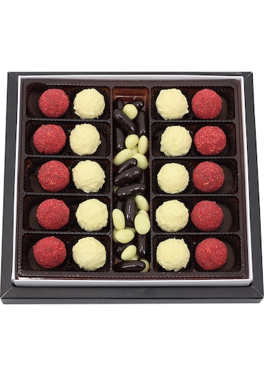 Vaveni Çikolata Hediye Truff ve Draje Kutusu 365 G