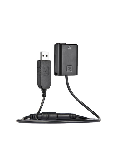Samdoo Sony Np-fw50 Kamera Sahte Pil + 5v 2a Usb Adaptörü - A7, A6000 Serisi İçin Çekim Süresini Uzatır, 1.5m Kablolu