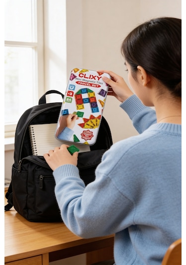 Mini Manyetik Bloklar 64 Parça Travel Set