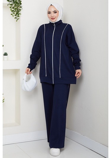 Biyeli Oysho İkili Takım 1608 - Lacivert Lacivert