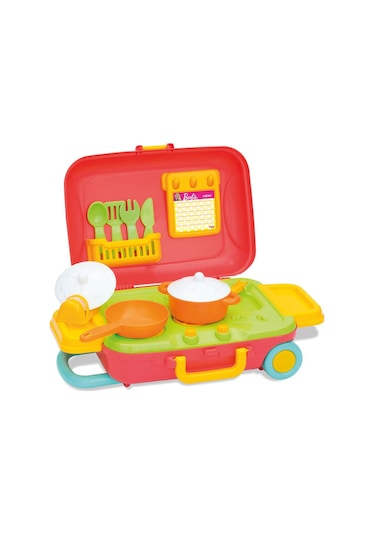 Oyuncak Barbie Mutfak Set Bavulum