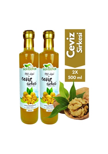 Ceviz Sirkesi 2'li Paket Organik Doğal Fermantasyon