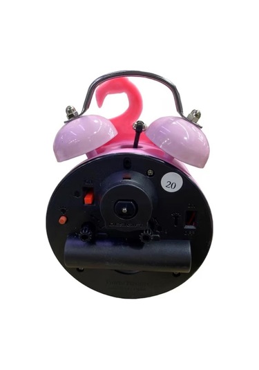 Flamingo Akar Saniyeli Çift Çanlı Çalar Saat Masa Saati 2982