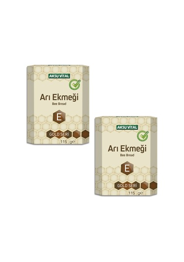Aksu Vital Arı Ekmeği (Perga) E Gold Serisi 115 G x 2 Adet