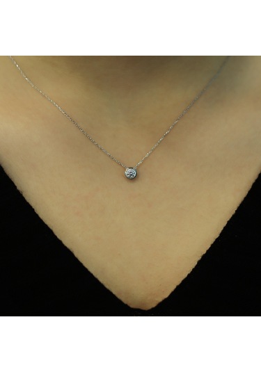 Lova 0,20 Karat Pırlanta Tektaş Kolye - 2040020