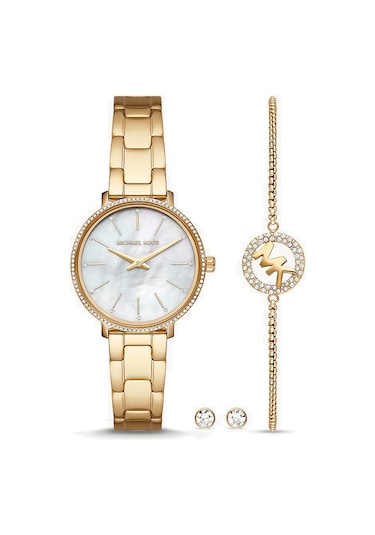 Michael Kors Mk1065set Kadın Saat Bileklik Ve Küpe Set
