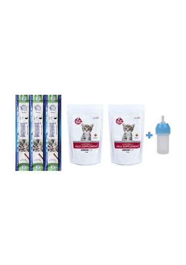 Yavru Kedi Süt Tozu 2 Adet + Biberon 60 ML + Bosphorus Stick Ödül