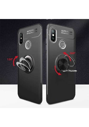 Xiaomi Redmi Note 7 Kilif Yüzüklü Magnetli Ravel Case 389753336