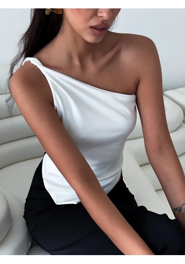 Zak.li Açıktan Sırtlı Şık Akşam Kıyafeti 298274376 Sütlü