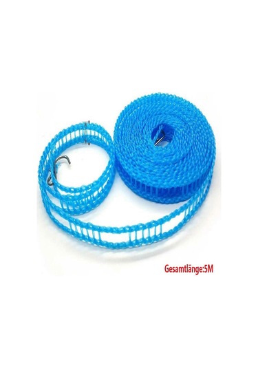 Ganzhoushop 2 Adet Rüzgar Geçirmez Çamaşır İpi Naylon Çamaşır İpi Taşınabilir Seyahat Çamaşır İpi Çok Renkli