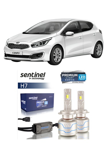 Kia Ceed 2011-2017 Araca Özel Kısa Far H7 Led Xenon Sentinel Prem