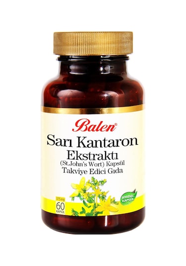 Balen Sarı Kantaron Ekstraktı (St. John's Wort) 375 MG 3x60 Kapsül