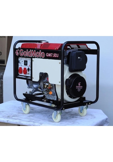 Goldmoto GM7.5DJ 6.9KVA Monofaze Marşlı Dizel Jeneratör
