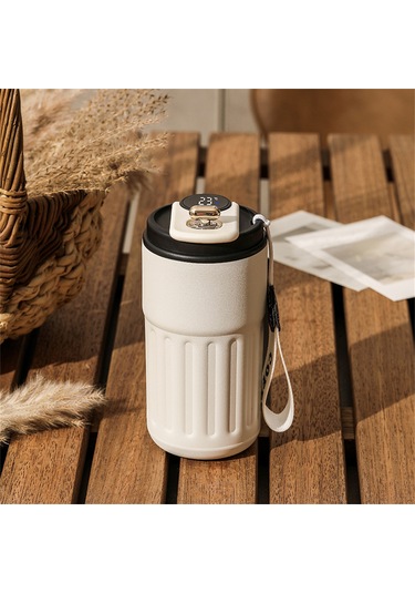 Moveevo Akıllı Sıcaklık Ölçer 316 Çelik Termos Bardak, 6-12 Saat Isı Saklama, 450ml, Ev Ofis Dışarı Kullanım, Portatif - Buhar Beyaz Siyah Siyah Moveevo Akıllı Sıcaklık Ölçer 316 Çelik Termos Bardak, 6-12 Saat Isı Saklama, 450ml, Ev Ofis Dışarı Kullanım, Portatif - Buhar Beyaz Siyah Siyah