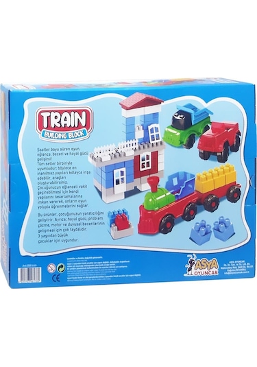 100 Parça Tren Garı Bloklar