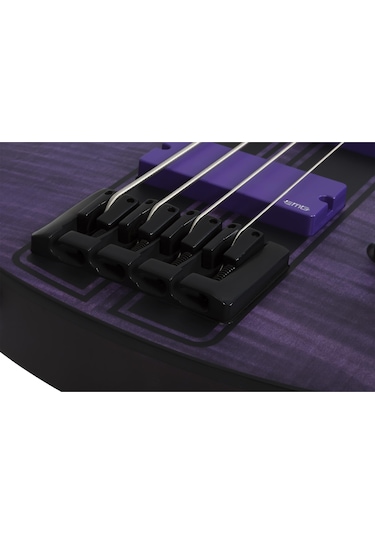 Schecter C-4 GT Bas Gitar (Satin Trans Purple)