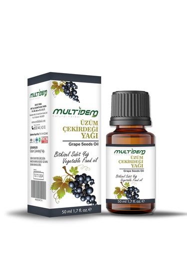 Multidem Hmd Üzüm Çekirdeği Yağı 50 ML