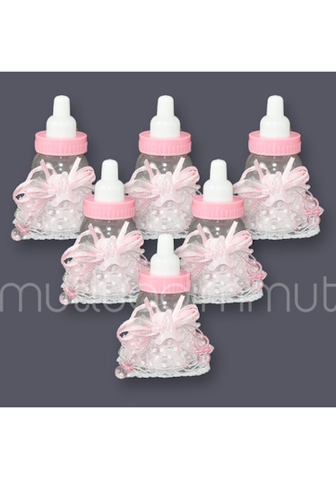 Mutluadim 12 Adet Emzikli Ayıcıklı Fırfırlı Biberon