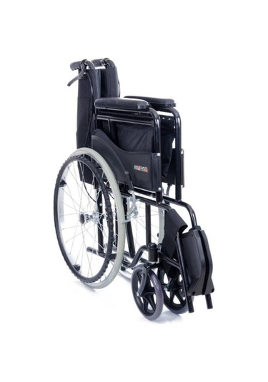 Frenli Tekerlekli Sandalye Hasta Transfer Sandalyesi 1.sınıf Siyah Renk