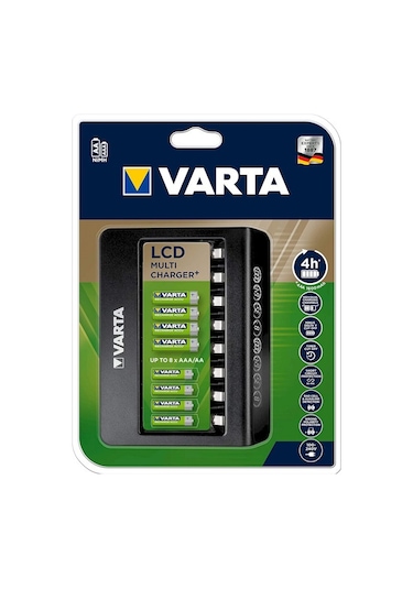 Varta 57681 LCD Multi Pil Şarj Cihazı