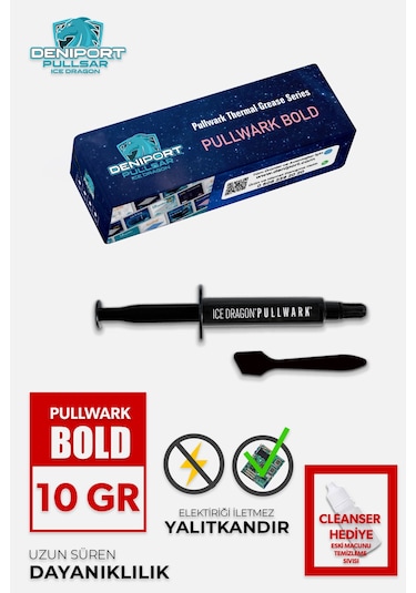 Pullsar Pullsar Pullwark Bold 10gr 20w/m-k Termal/thermal Macun