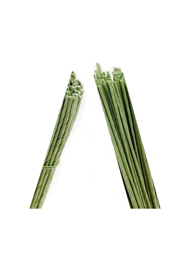 Roco Paper Çiçek Teli 2 Mm. - 10'lu Paket 40 Cm - Yeşil