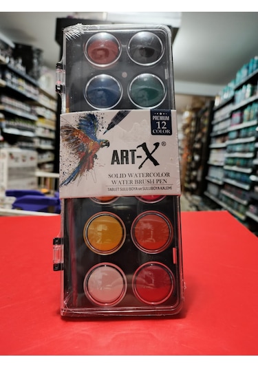 Rich Art-x Tablet Sulu Boya 12li + Suluboya Kalemi Hediye