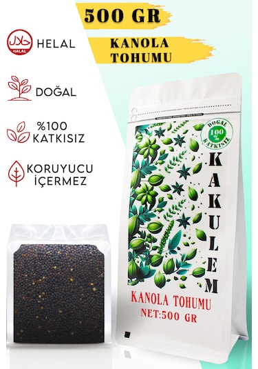 Kakulem Sertifikalı Kanola Rapiska Tohumu Kuş Yemi 500 Gr