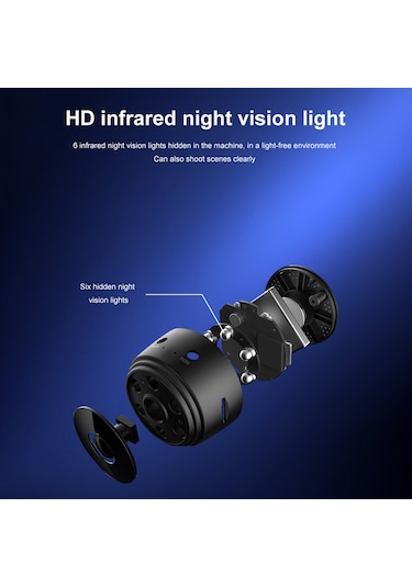 Mini Wifi Kamera A9 Mini Kamera App Uzaktan İzleme Ev Güvenliği 1080p Kamera Ir Kablosuz Kamera Gece Görüşü Ve Hareket Algılama İle İç Mekan Ve Dış Mekan İçin
