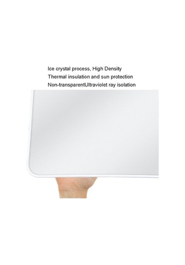 Flybuy Tesla Model Y 2 Adet/ Buz Kristal Güneşlik Araba Çatı Arka Ve Ön Sunroof Gölge Bej