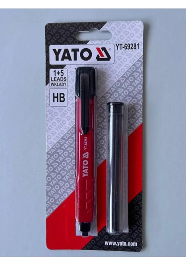 Yato Marangoz Ve Duvarcı İçin Otomatik Kurşun Kalem, + 5 Yedek Uç, Yt-69281 280364396