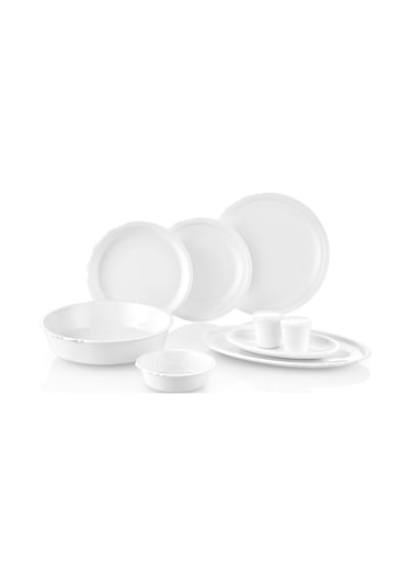 Eser-i İstanbul 12 Kişilik Yemek Takımı 55 Parça Sade