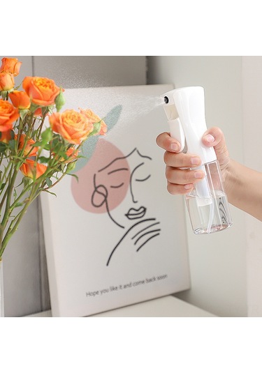 Teltree Yüz Nemlendirme İçin Ultra İnce Sisli 200ml Pet Sprey Şişesi, Isıya Dayanıklı, Siyah/beyaz/şeffaf Renk Seçenekleri Beyaz