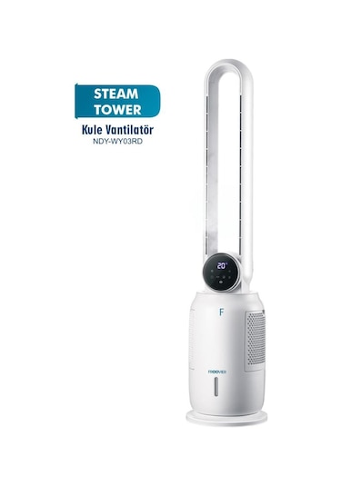 Ndy-wy03rd Kule Tipi Buharlı Beyaz Vantilatör