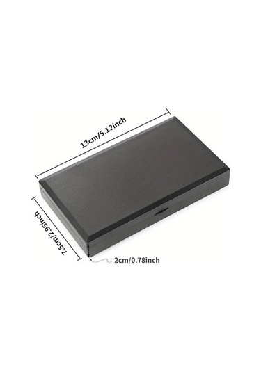 Trendooze Gaojunshop01 Mini Paslanmaz Çelik Cep Terazisi, 0.01-500g Hassas Gram Tartı Siyah