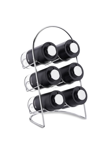 Korkmaz Stora Plus Siyah 7 Parça Baharat Seti Yeşil