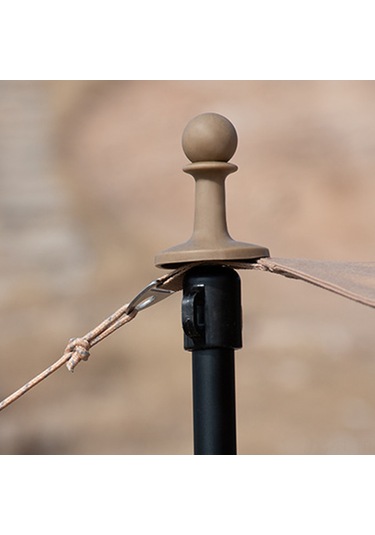 Lemestar 4'lü Tpr Kamp Çadırı Direk Koruyucu Kapağı - Elektrostatik Engelleme, Isolasyon, Taşınabilir, Kolay Kurulum - Kahve Renkli Kahverengi