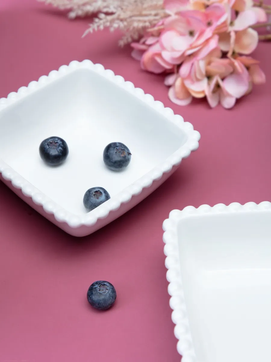 Lefard Pearl 400 Ml Porselen 2'li Salata Kasesi Seti 250621474 Beyaz