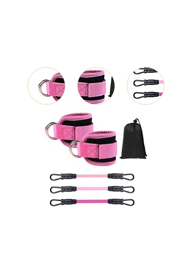 Homyl Güç Antrenmanı Çalışmaları İçin Manşetli 3 Pembe Pembe