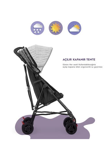 Moony Baby Mb108 Stork Baston Bebek Arabası Puset