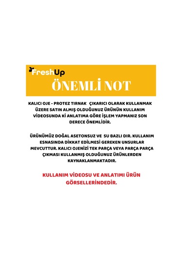 Freshup Mango Özlü Kalıcı Oje ve Protez Tırnak Çıkarıcı 10 ML