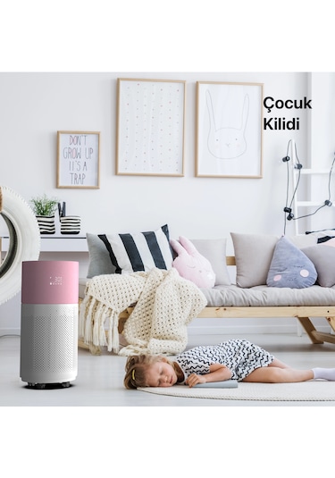 Xenon Smart Air Purifier Akıllı Hava Temizleme Cihazı Pembe X7420_M1